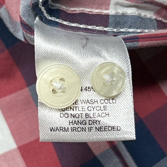 UNTUCKit Navarro Shirt Mens XLT Tall Red White Blue Button Up Long Sleeve New - Picture 11 of 11